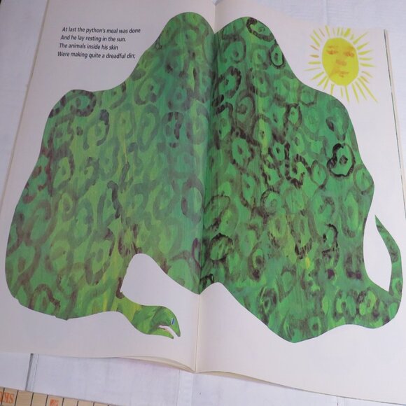 The Greedy Python BIG BOOK (almost 2 feet tall) By Richard Buckley, Eric Carle - Picture 8 of 12